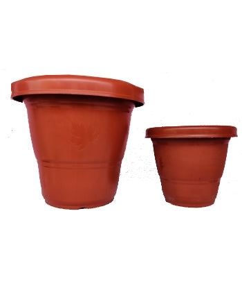 Shera Terracotta color (Premium Quality) Plastic Pot