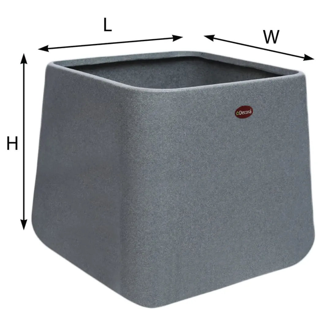 Buy Decora Pot (Premium Quality) “Flora Square” - “Code – FLS” Online at Lalitenterprise