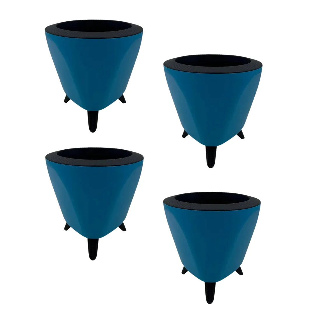 Buy Harshdeep Premium Lagos (Blue) - Planter "Set of 4" Online at Lalitenterprise