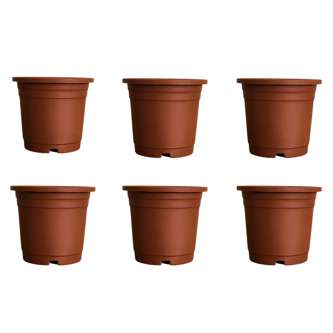 Buy Gardening Plastic Pots - Terracotta Color Online at Lalitenterprise