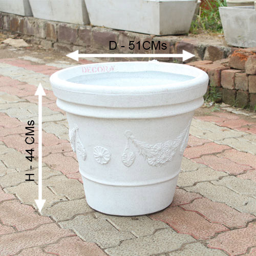 Buy Decora Pot (Premium Quality) “Beauty”, “Code – TVG” Online at Lalitenterprise