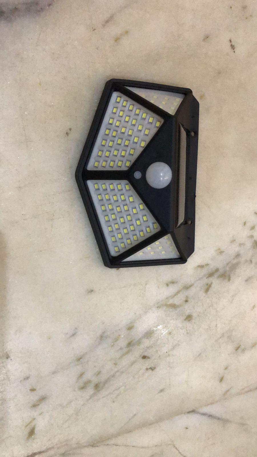 Bright Solar Wireless Security Motion Sensor 100 Led Night Light for Home and Garden ,Outdoors
