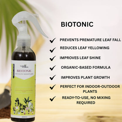 Buy Biotonic, Indoor Plant Booster (Ready to use) Liquid Fertilizer - Spray 200ml Online at Lalitenterprise