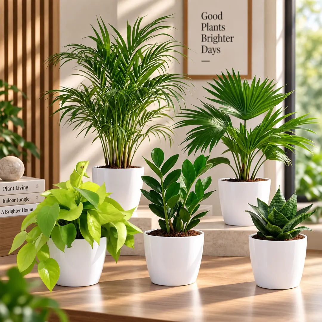 Buy Festive Decor Air Purifying Plants Combo (Pack of 5) Online at Lalitenterprise