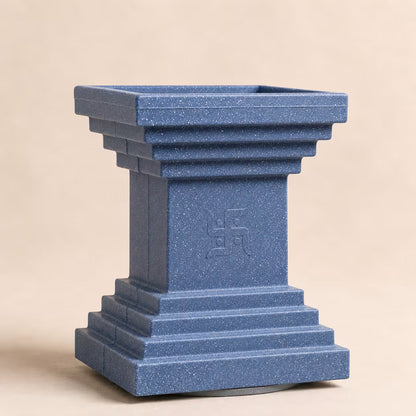Buy Garden Green Tulsi Rotomold Stone Finish Planter Online at Lalitenterprise