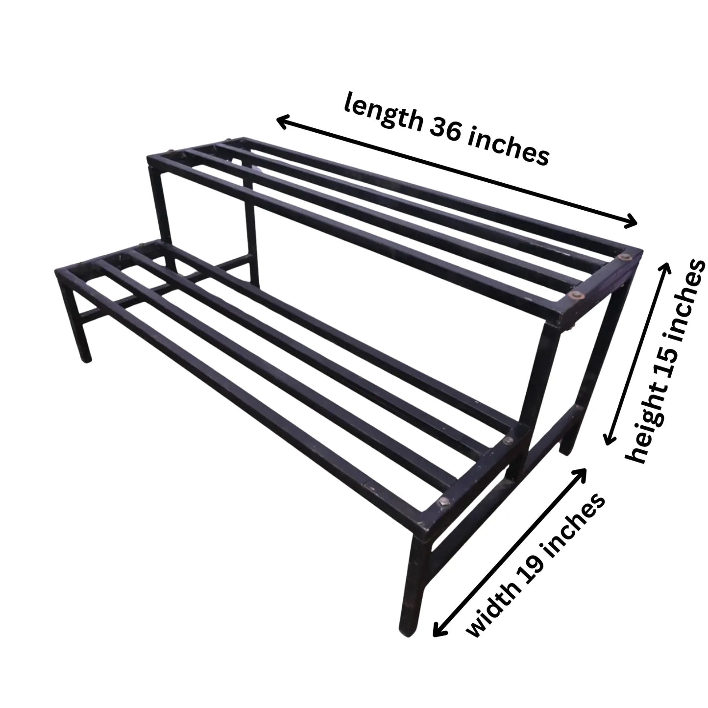 Buy Garden Green "Two-step Stand" Planter Pot Stand Online at Lalitenterprise