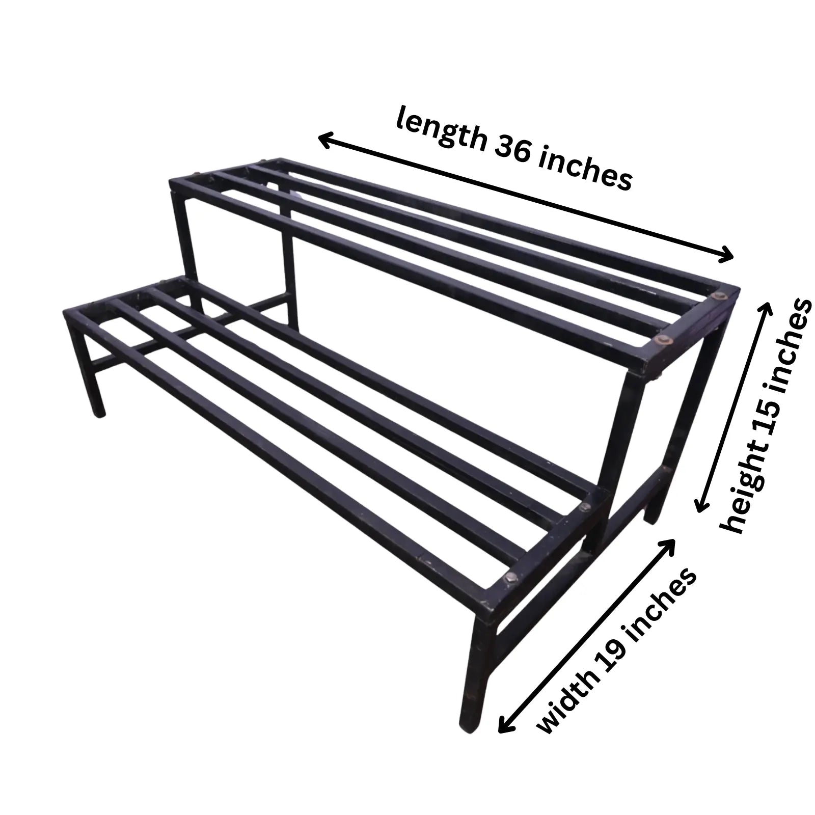 Buy Garden Green "Two-step Stand" Planter Pot Stand Online at Lalitenterprise
