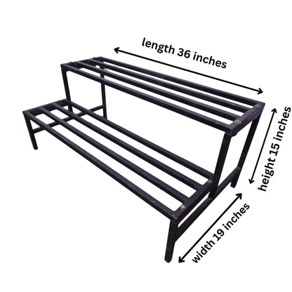 Buy Garden Green "Two-step Stand" Planter Pot Stand Online at Lalitenterprise