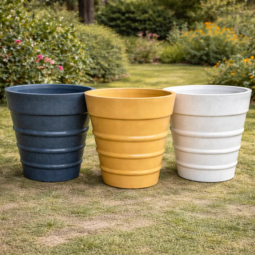 Buy Garden green YRR Rotomold Stone Finish - Planter Online at Lalitenterprise