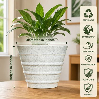 Buy Garden green YRR Rotomold Stone Finish - Planter Online at Lalitenterprise