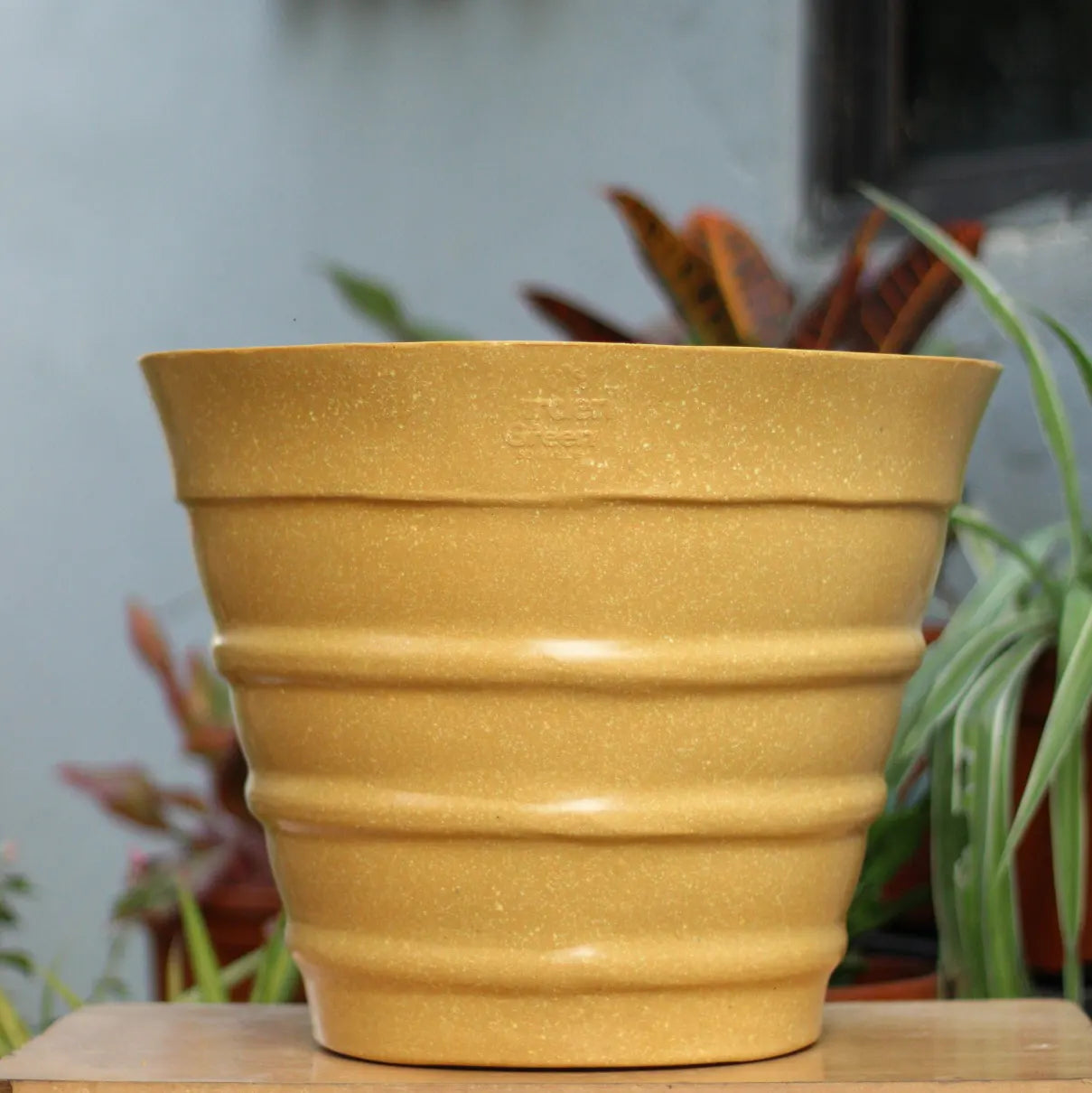 Buy Garden green YRR Rotomold Stone Finish - Planter Online at Lalitenterprise