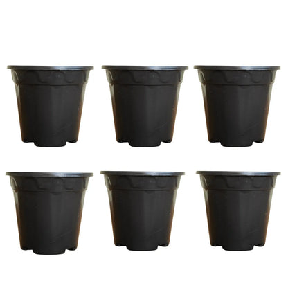 Buy Gardening Plastic Pots - Black Online at Lalitenterprise