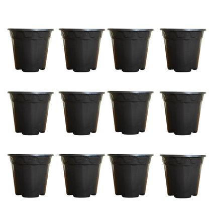 Buy Gardening Plastic Pots - Black Online at Lalitenterprise