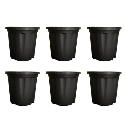 Buy Gardening Plastic Pots - Black Online at Lalitenterprise