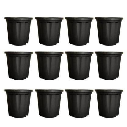 Buy Gardening Plastic Pots - Black Online at Lalitenterprise