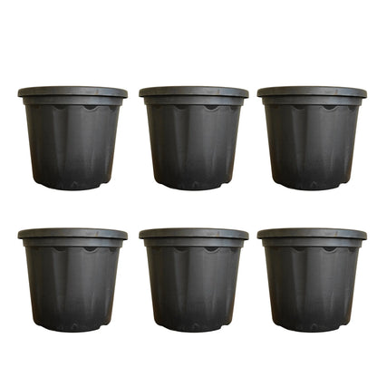 Buy Gardening Plastic Pots - Black Online at Lalitenterprise