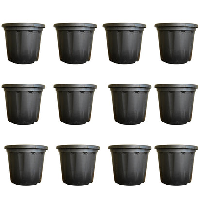 Buy Gardening Plastic Pots - Black Online at Lalitenterprise