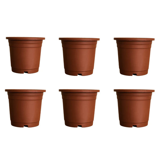 Buy Gardening Plastic Pots - Terracotta Color Online at Lalitenterprise