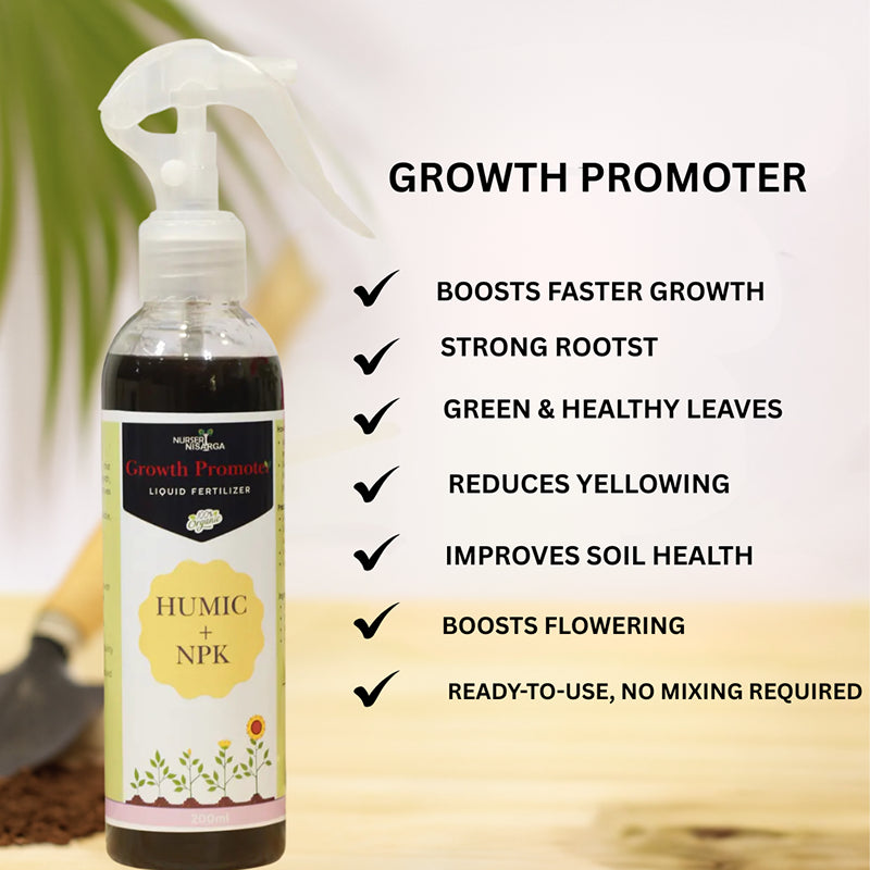 Buy Growth Promoter (Ready-to-use) Liquid Fertilizer - Spray 200ML Online at Lalitenterprise
