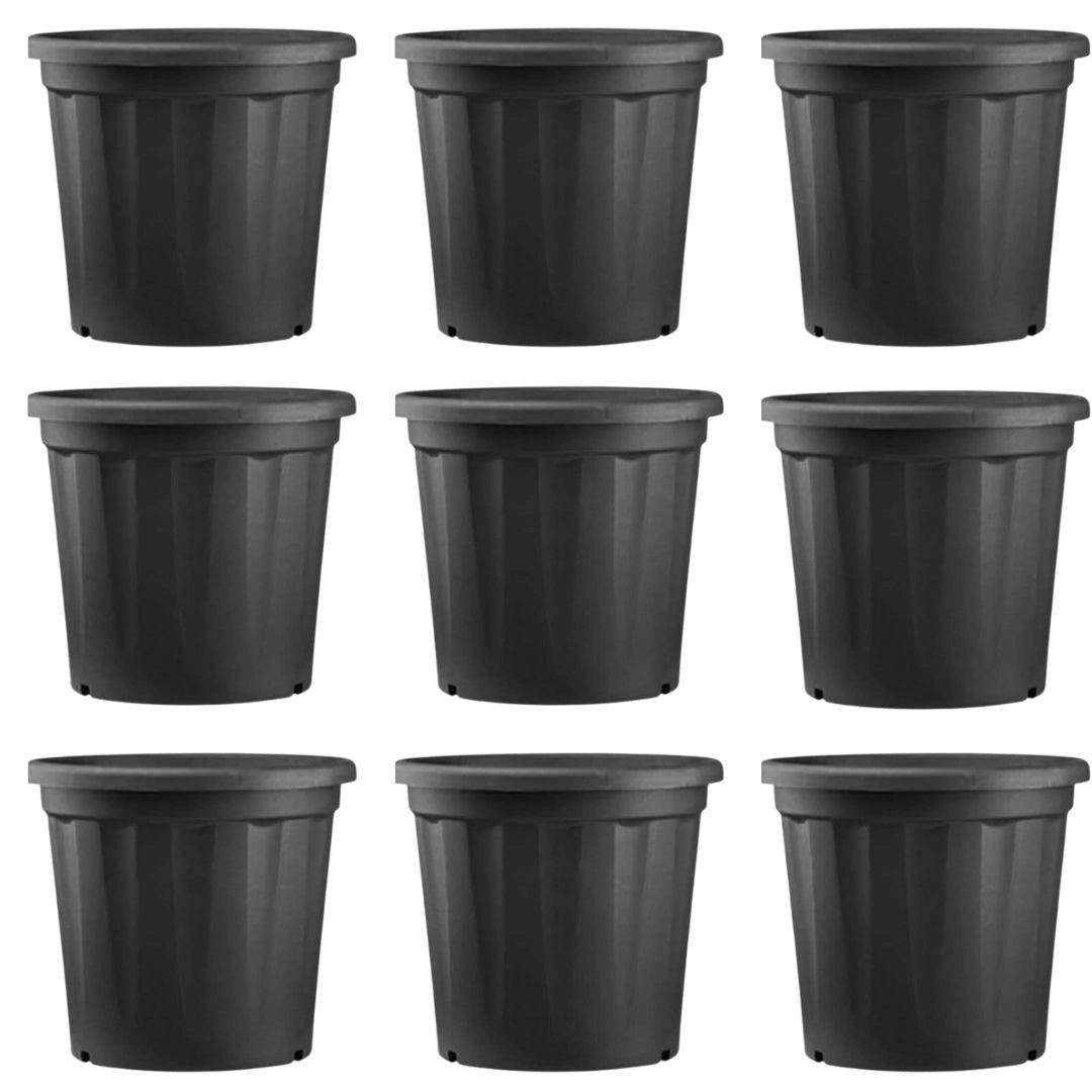 Buy Harshdeep Grow Planter "Set of 9" Black Online at Lalitenterprise