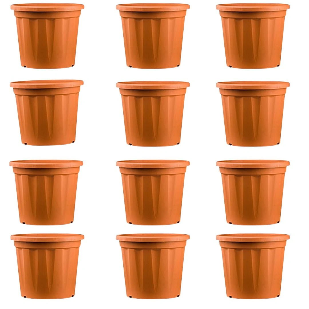 Buy Harshdeep Grow Planter "Set of 6" Terracotta Online at Lalitenterprise