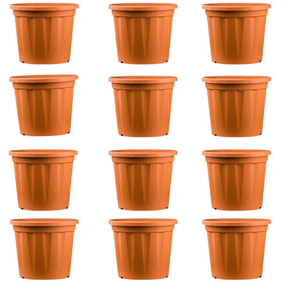 Buy Harshdeep Grow Planter "Set of 6" Terracotta Online at Lalitenterprise