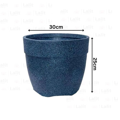 Buy Harshdeep Premium Barca Round 30 (Midnight Stone Finish) - Pot Online at Lalitenterprise