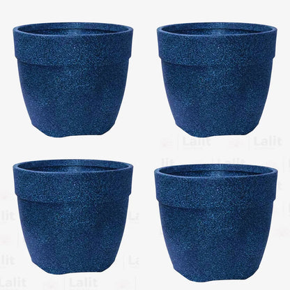 Buy Harshdeep Premium Barca Round 30 "Set of 4"  - Pot Online at Lalitenterprise