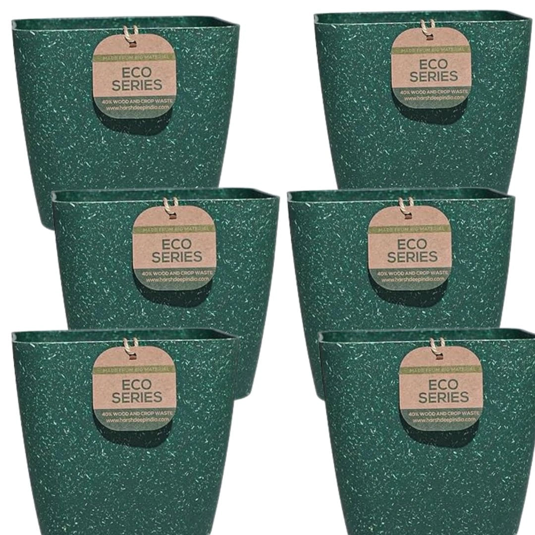Buy Harshdeep Premium Seina Eco Planters Earthen Green Online at Lalitenterprise