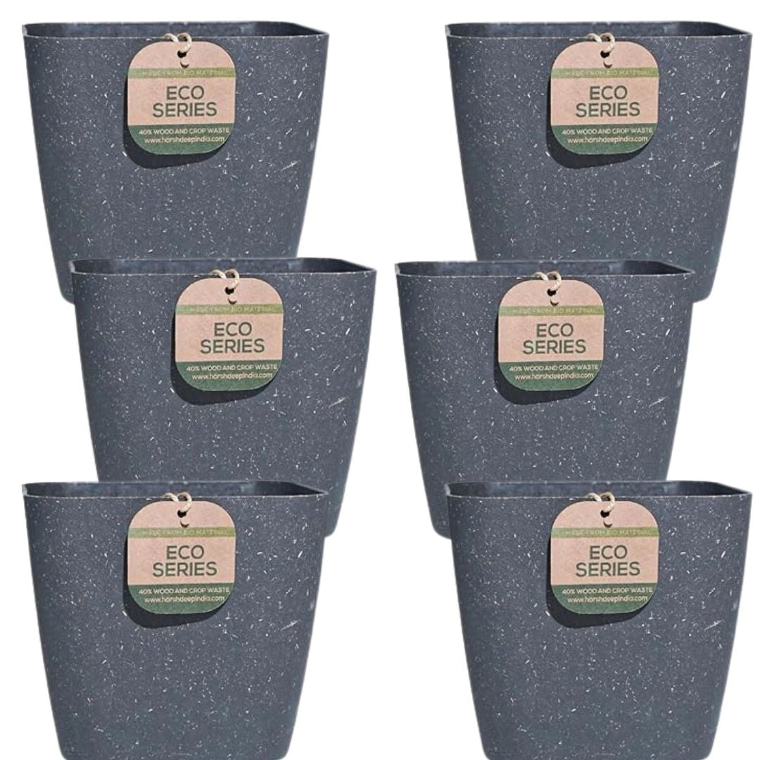 Buy Harshdeep Premium Seina Eco Planters Earthen Black Online at Lalitenterprise