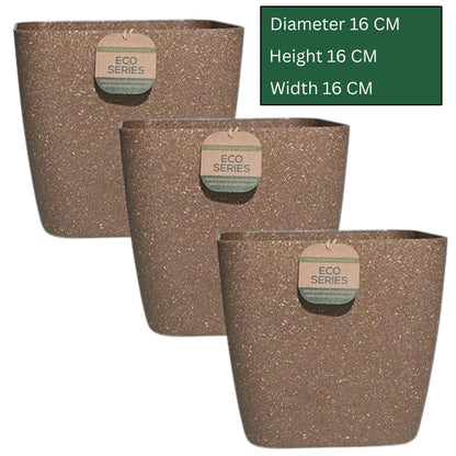 Buy Harshdeep Premium Seina Eco Planters Earthen Brown Online at Lalitenterprise