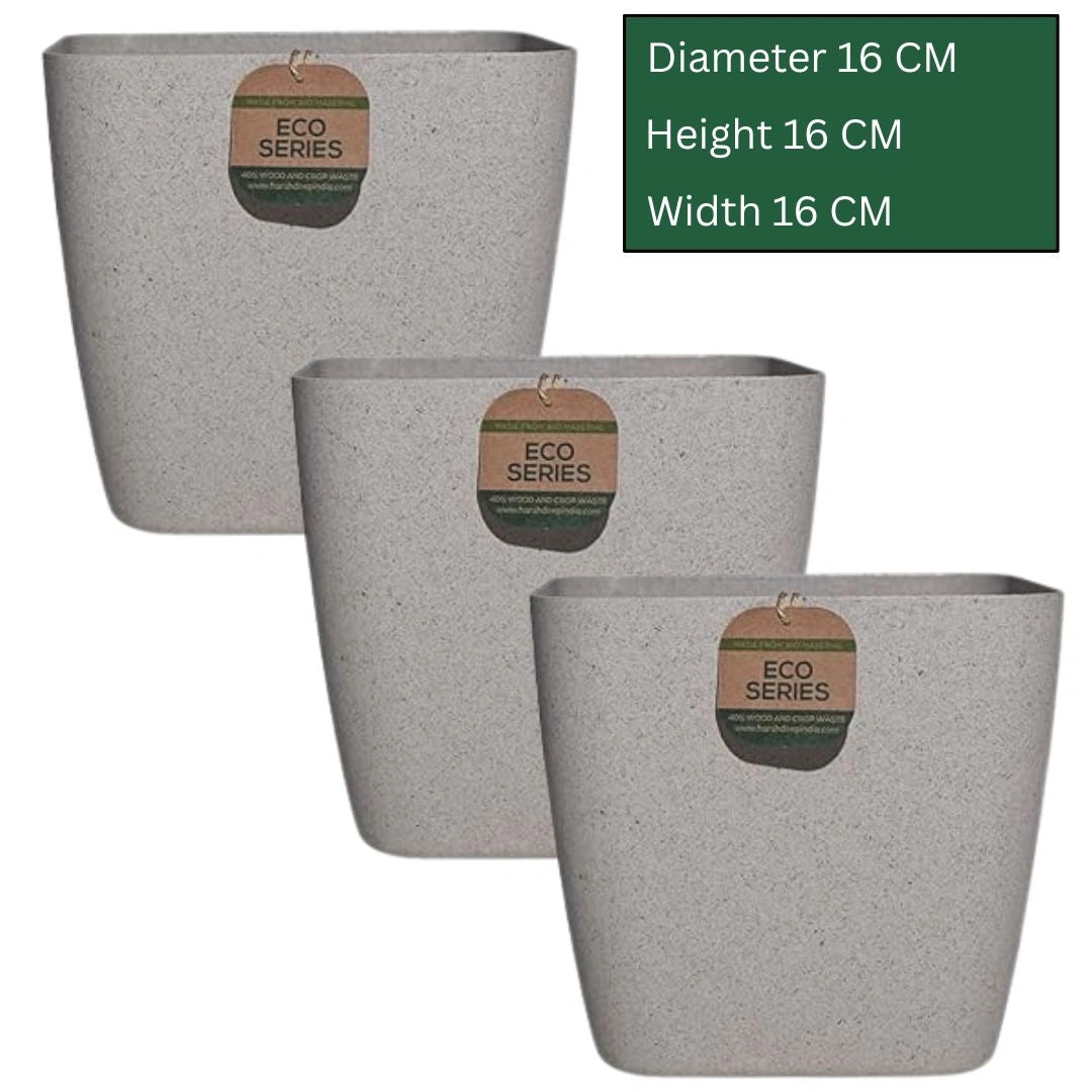 Buy Harshdeep Premium Seina Eco Planters Earthen Cream Online at Lalitenterprise