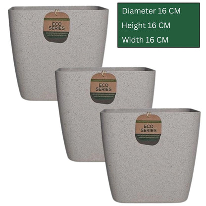 Buy Harshdeep Premium Seina Eco Planters Earthen Cream Online at Lalitenterprise