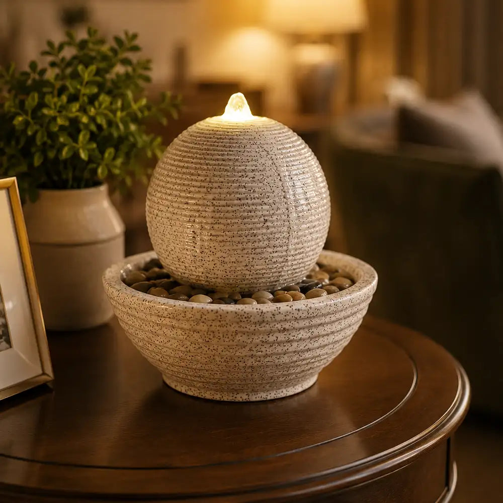 Buy Harshdeep Table Top Sphere Fountain Online at Lalitenterprise