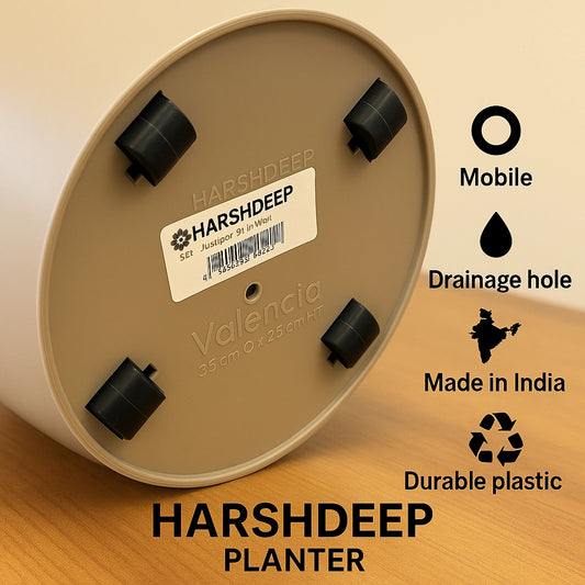 Buy Harshdeep Valencia With Wheels Planters Online at Lalitenterprise