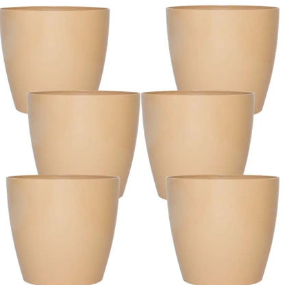 Buy Harshdeep Valencia With Wheels Planters Cream Online at Lalityenterprise