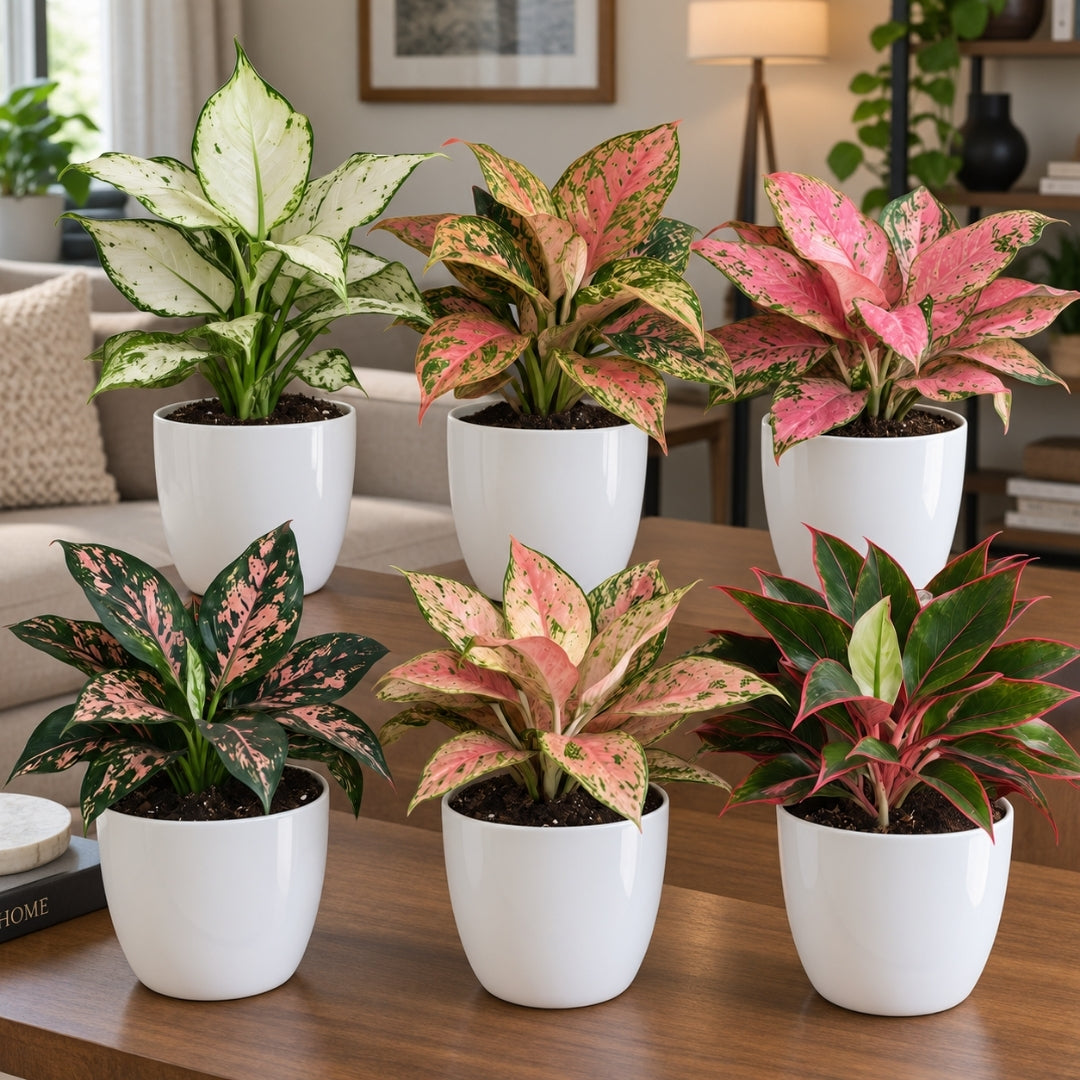Buy Festive Decor Aglaonema Plants Online at Lalitenterprise