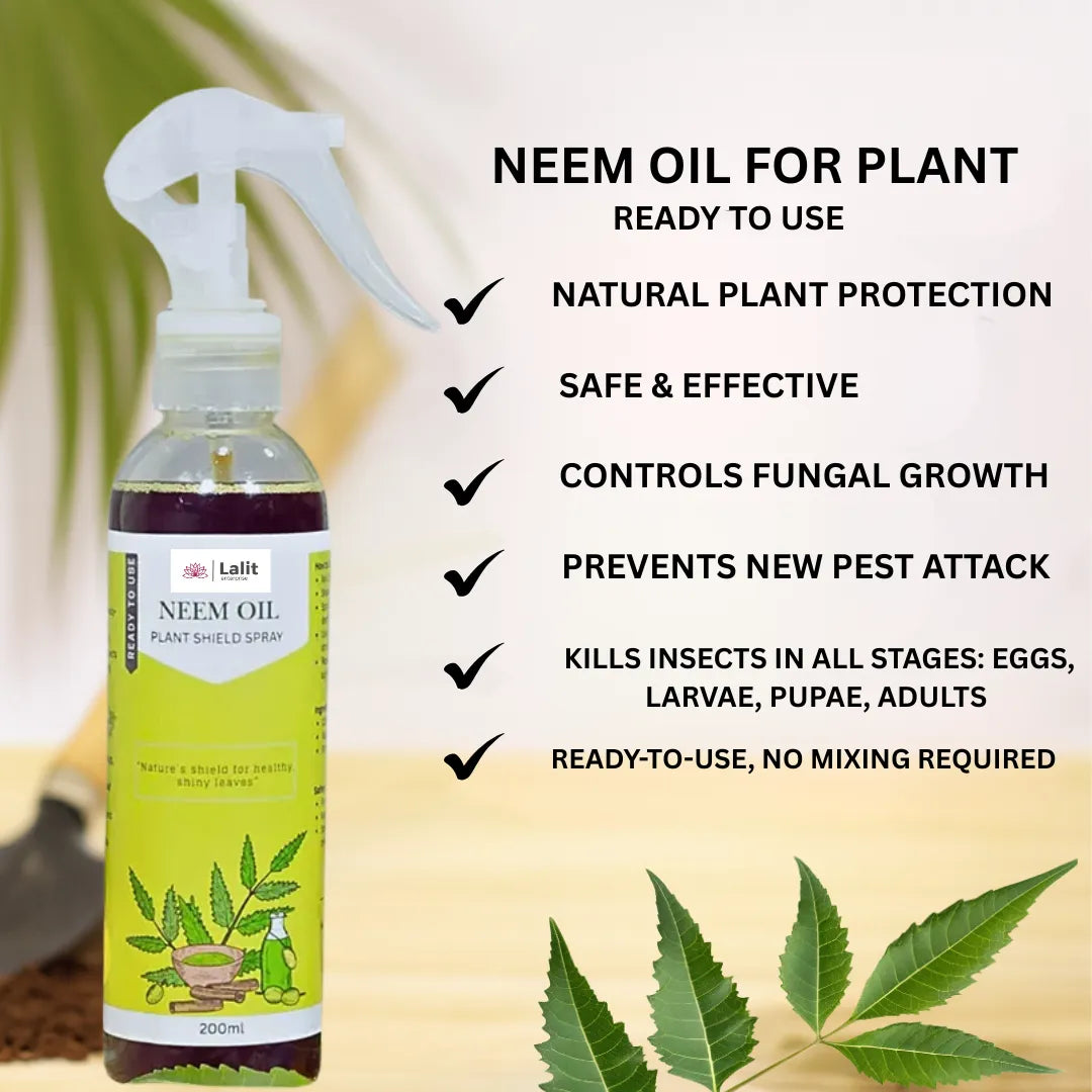 Buy Neem Oil (Ready-to-Use) Spray – 200ml online at Lalitenterprise