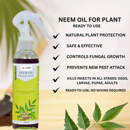 Buy Neem Oil (Ready-to-Use) Spray – 200ml online at Lalitenterprise