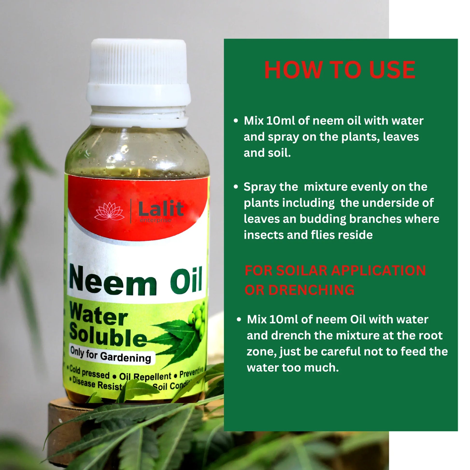 Buy Neem Oil for Plant Online at Lalitenterprise