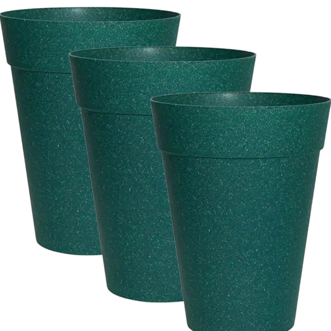 Buy Harshdeep Premium Rome Eco (Earthen Green) – Planter "Set of 3" Online at Lalitenterprise