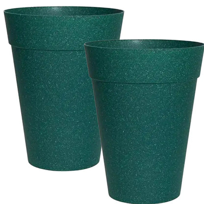 Buy Harshdeep Premium Rome Eco (Earthen Green) – Planter "Set of 2" Online at Lalitenterprise