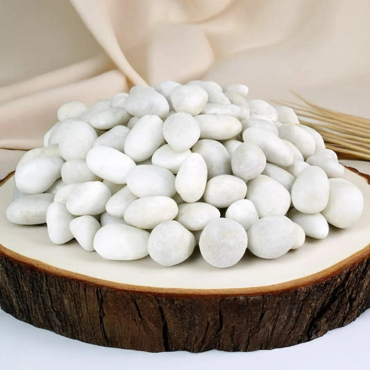 Buy Unpolished White Pebbles Online at Lalitenterprise