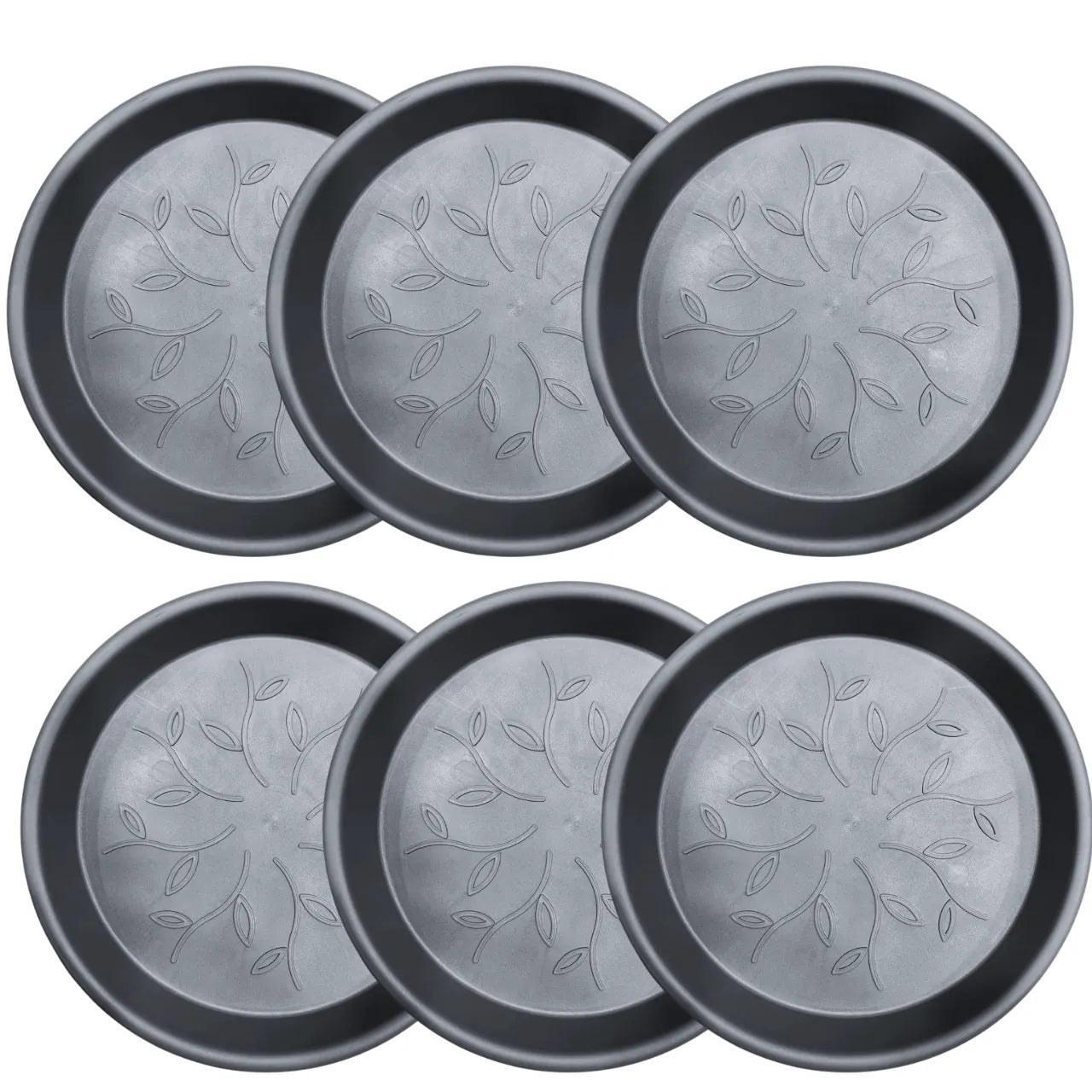 Buy Harshdeep Premium Plastic Tray (14"Inch) Grey "Set of 12" Online at Lalitenterprise