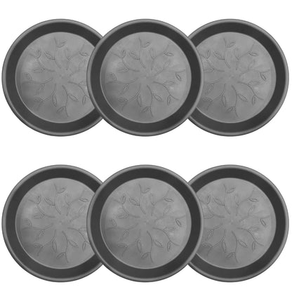 Buy Harshdeep Premium Plastic Tray (16"Inch) Grey "Set of 6" Online at Lalitenterprise