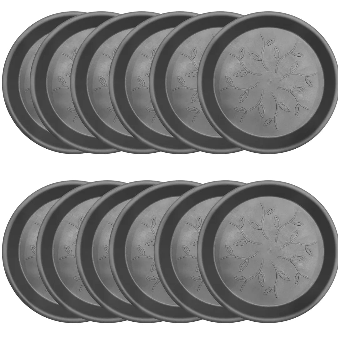 Buy Harshdeep Premium Plastic Tray (18"Inch) Grey "Set of 12" Online at Lalitenterprise