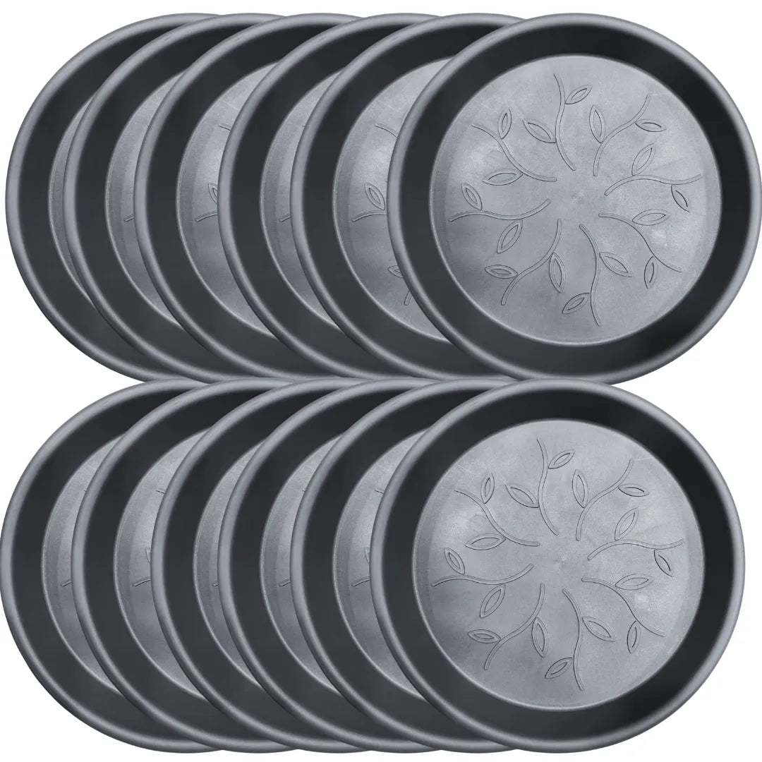 Buy Harshdeep Premium Plastic Tray (24"Inch) Grey "Set of 12" Online at Lalitenterprise