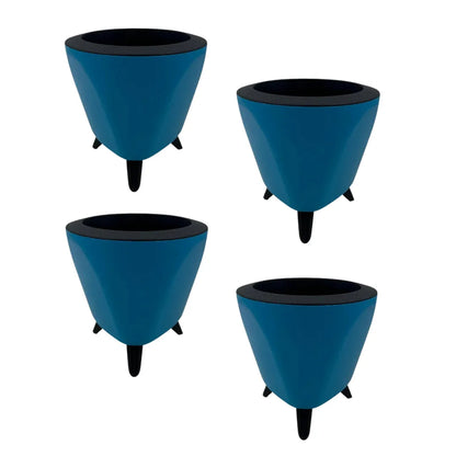 Buy Harshdeep Premium Lagos (Blue) - Planter "Set of 4" Online at Lalitenterprise
