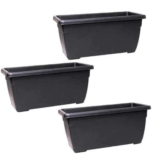 Buy Harshdeep Premium (Black) Window Planter 45 "Set of 3" Online at Lalitenterprise