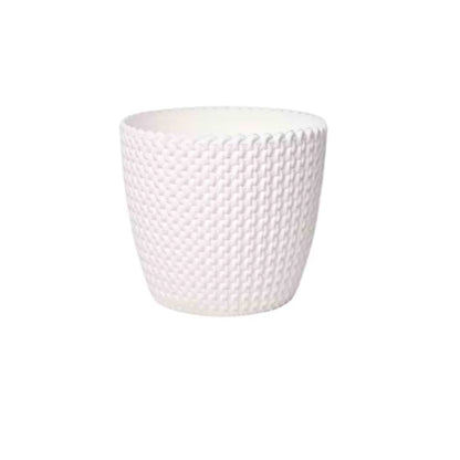 Buy Harshdeep Capri Plastic Pot "White" Online at Lalitenterprise